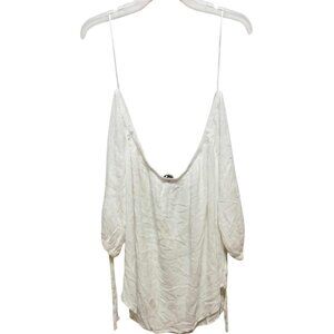 Ambiance 3X White Women Shirt skuB